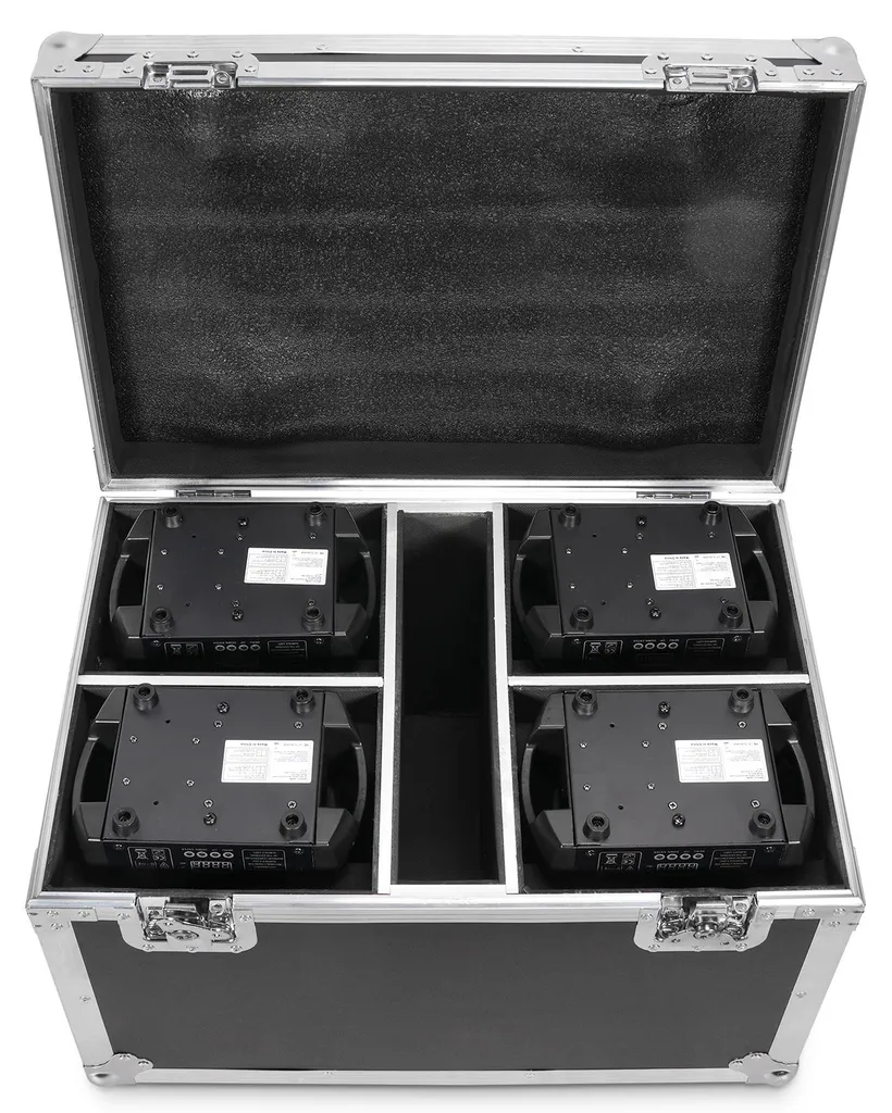 Valise Antichoc pour 4 Projecteurs Beam 150W - Protection Cuir - 3