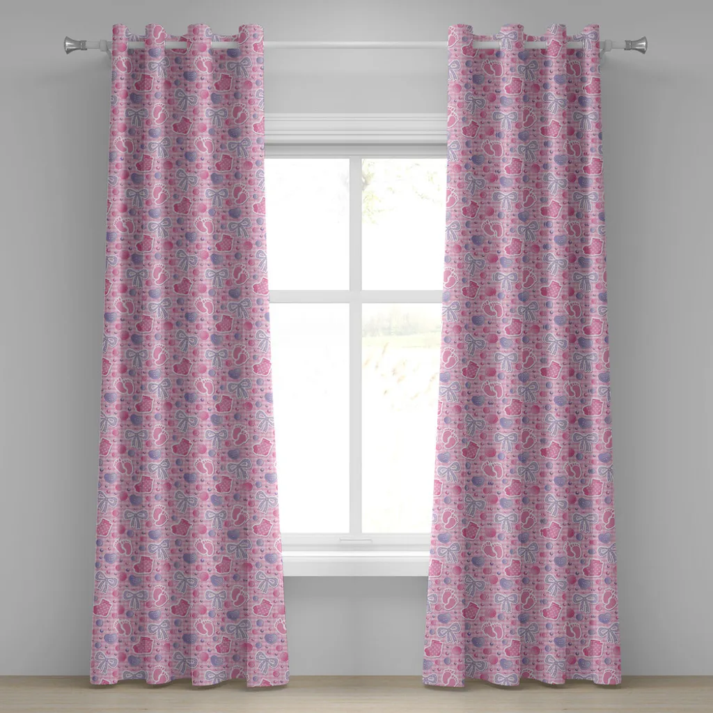 Tenda Neonati ABAKUHAUS Rosa Malva 280x245cm | Arredo Cameretta Chic