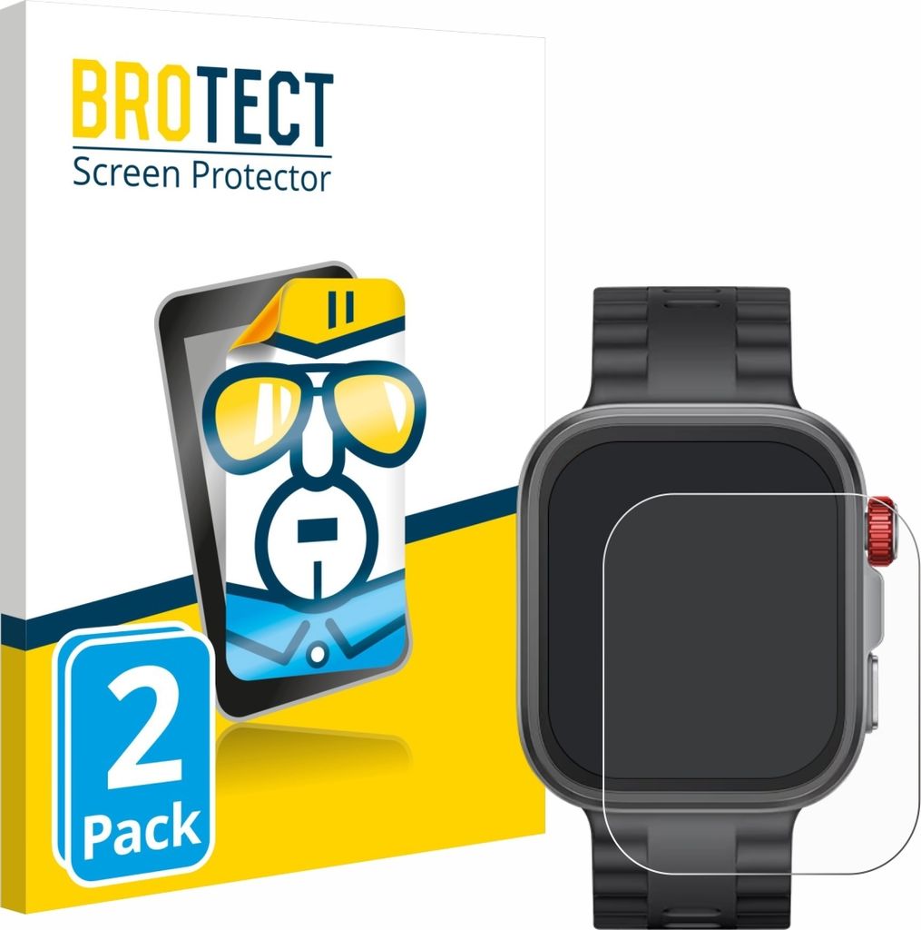 2x Für Huawei Watch Fit 4 Pro Schutzfolie BROTECT Produktbild 