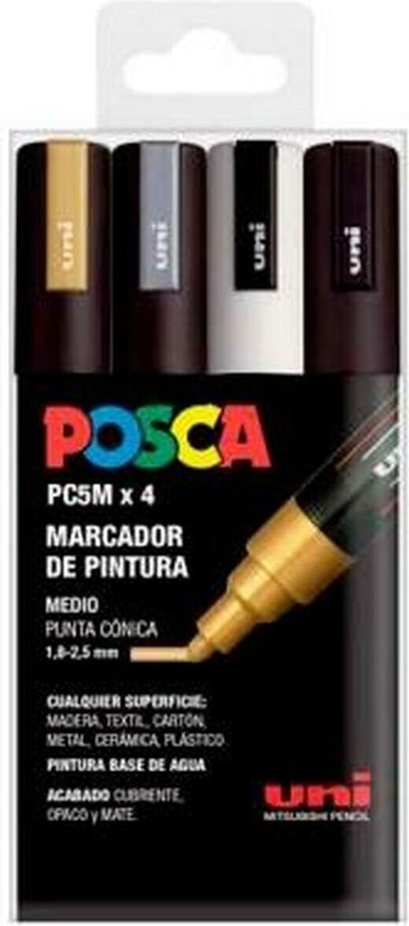 POSCA PC-5M GSWB Marker Set 4 Stk