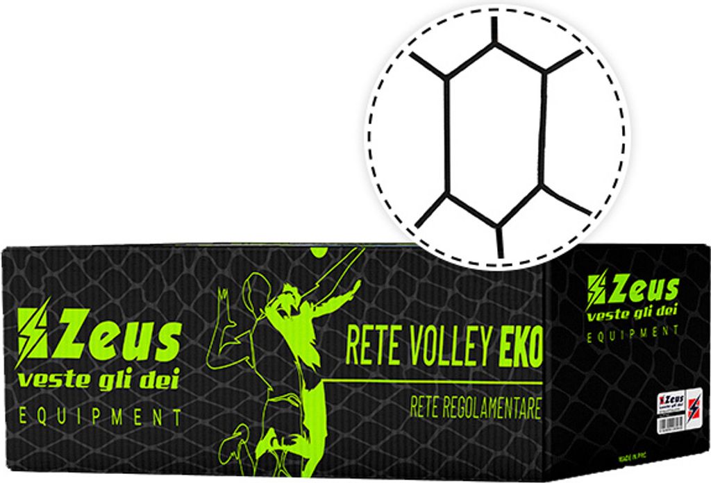 Einheitsgröße|Zeus 9,5x1m Volleyballnetz