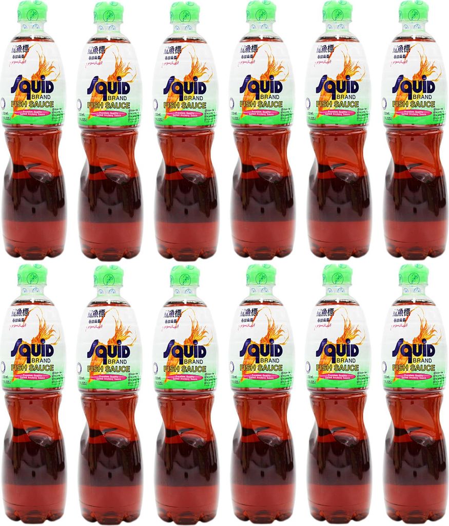 Squid Fischsauce PET Nuoc Mam 12x700ml Produktbild 