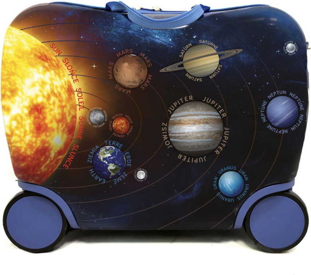 Marko Kinderfahrkoffer und Roller Sonnensystem – Produktbild 
