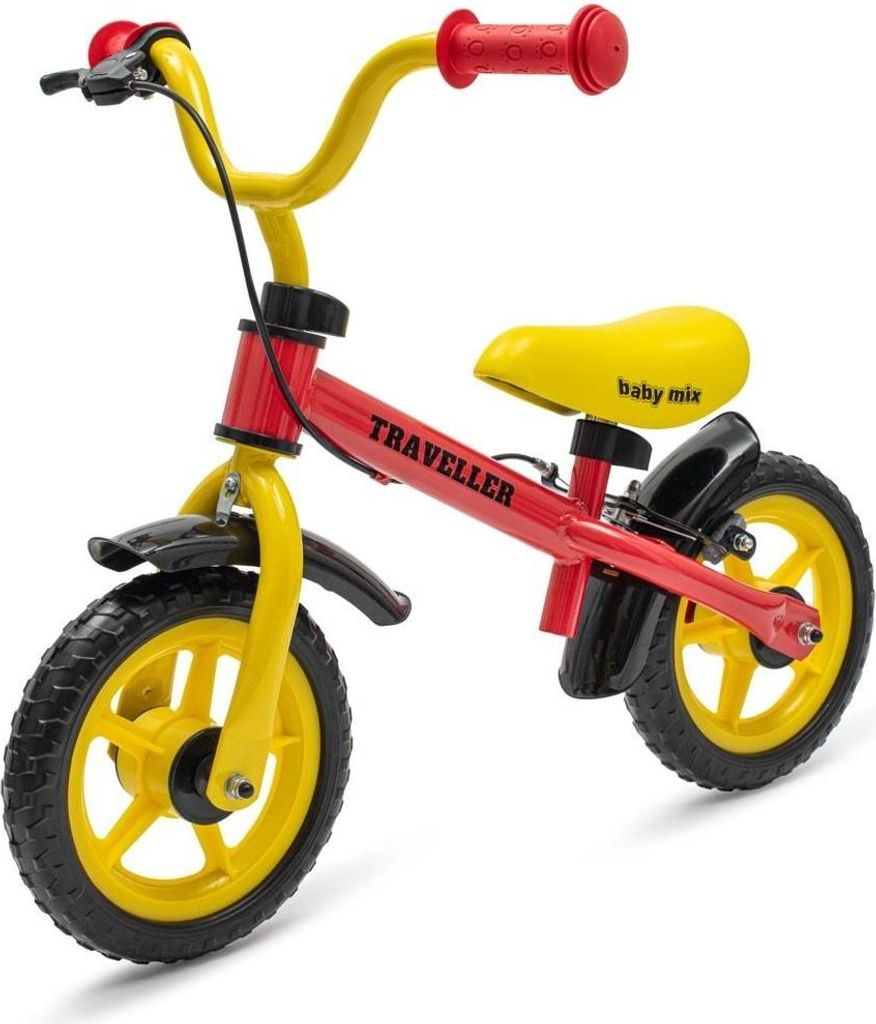 Baby Mix Traveller rot Balance Fahrrad mit Bremse