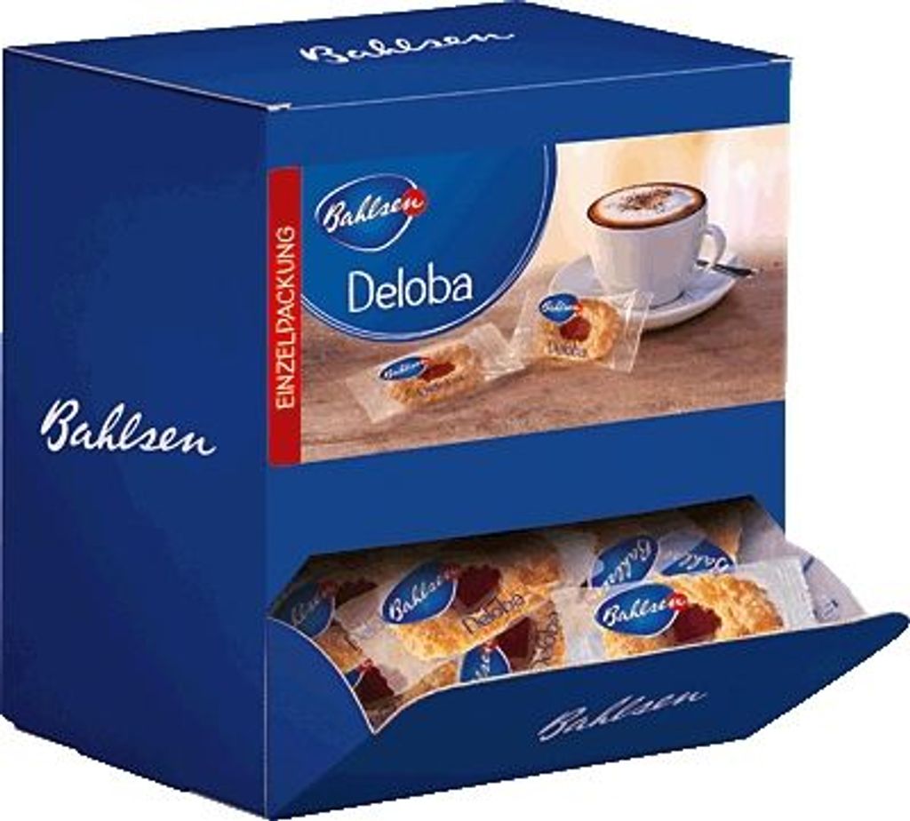 Bahlsen Deloba Portionspackung Buttergebäck mit Fruchtfüllung 1040g