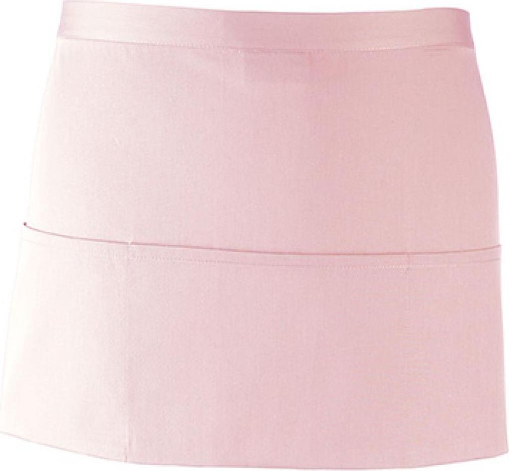 Premier Workwear PR155 | Taschenschürze ŽColoursŽ - 60 x 33 cm - Hauswäsche: bis 60 ° - Farbe: Pink (ca. Pantone 1895) - Größe: 60 x 33 cm