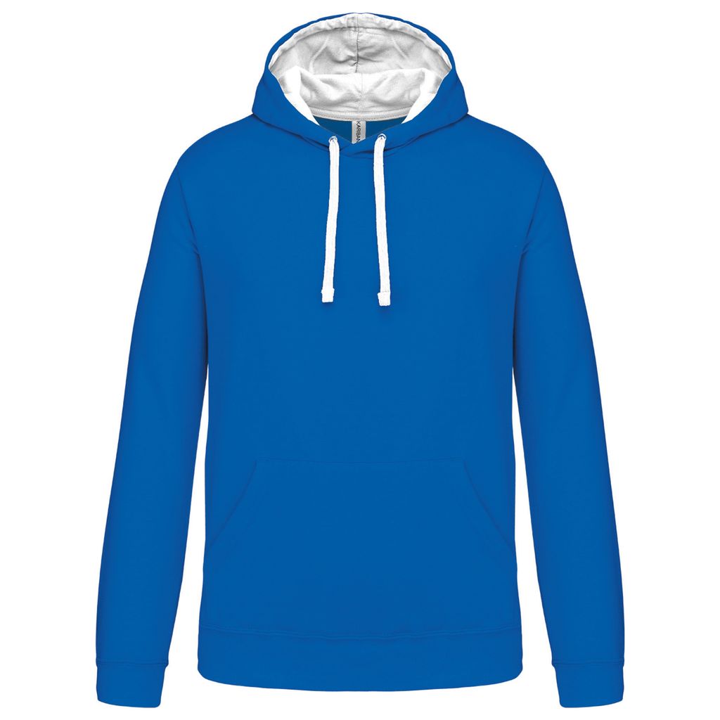 Kariban Herren-kapuzensweatshirt bicolore Immagine del prodotto 