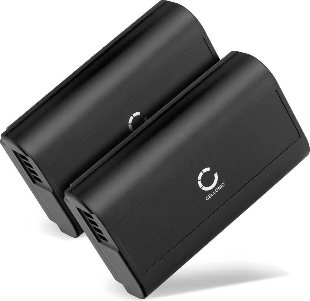 subtel 2x Akku für Kamera Kompatibel mit Panasonic Lumix DC-S1, Lumix DC-S1M2, Lumix DC-S1M2ES, DMW-BLJ31 - (2200mAh, 7.4V)