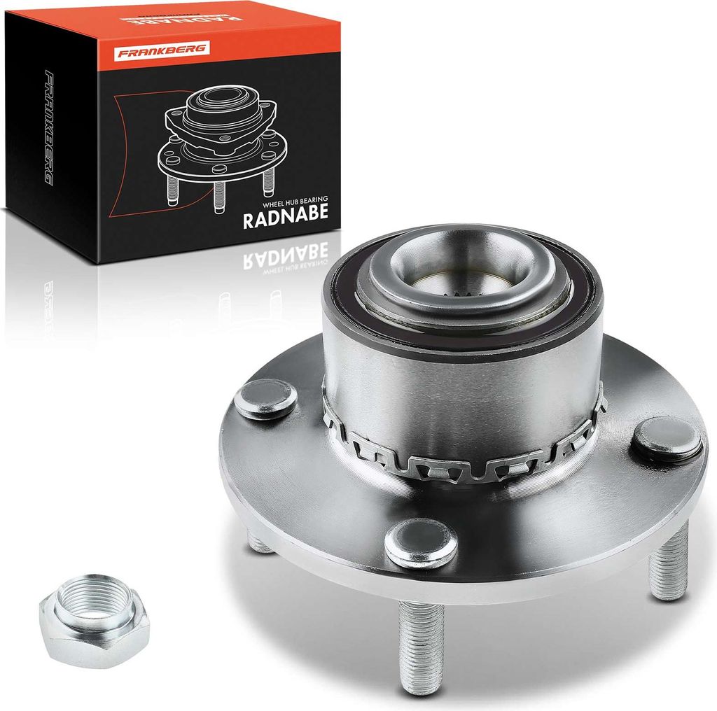 Frankberg 1x Radnabe Radlagersatz Vorderachse beidseitig für Mitsubishi Colt CZC Cabriolet VI Smart Forfour