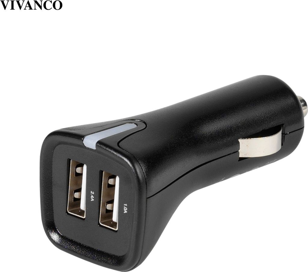 ViVanco™CPA 70, Auto, USB, 5 V, Schwarz Produktbild 