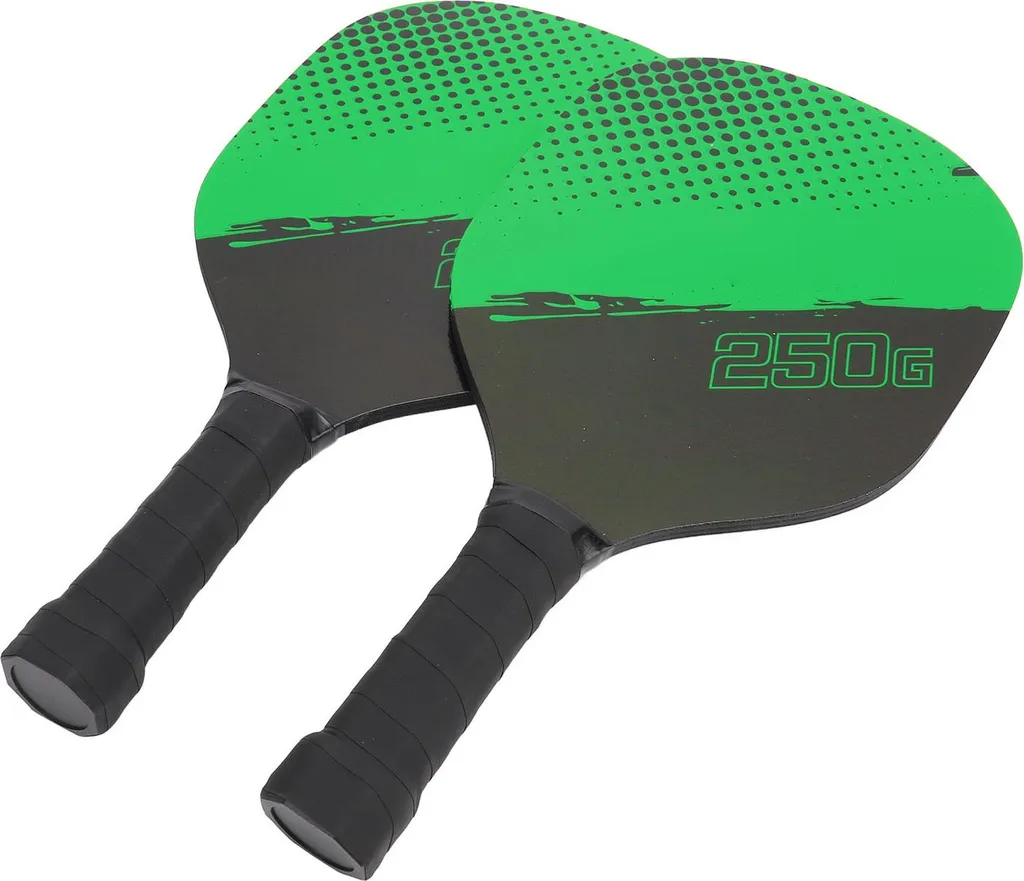Set de Raquettes de Pickleball Légères Vertes avec 4 Balles et Sac - 2
