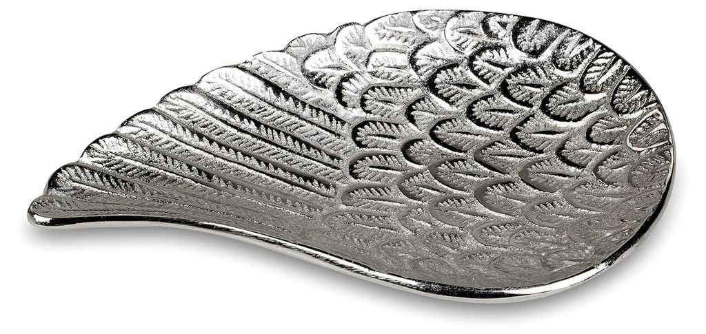 Dekoschale Flügel | Aluminium 13x22 cm Metall