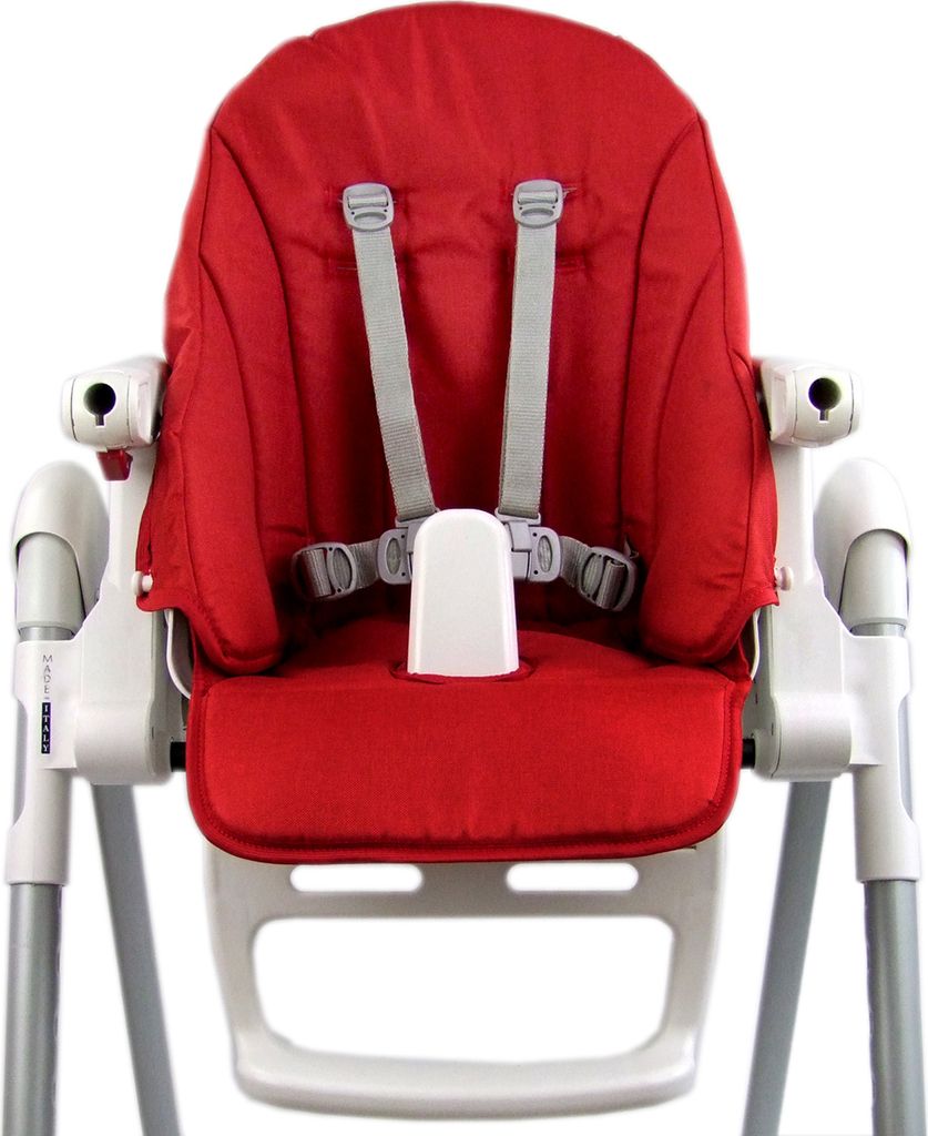BAMBINIWELT Ersatzbezug, Sitzkissen, Bezug für Peg Perego Zero3 und Siesta MELIERT rot