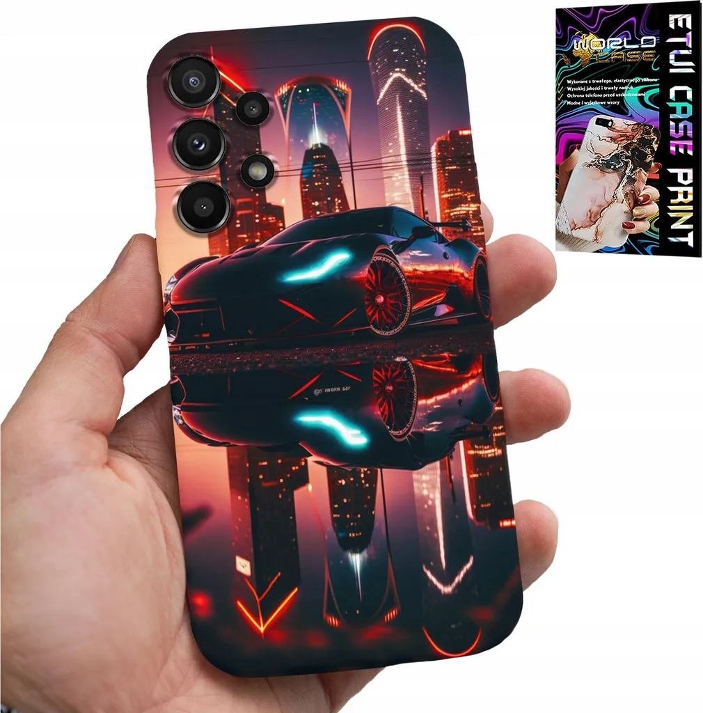 Cover Samsung A32 5G Fan Cars - Protezione Uomo Design Auto + Film