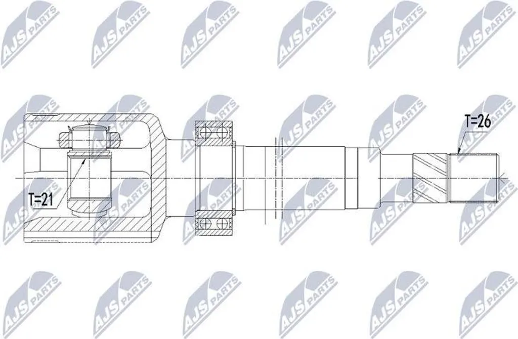 Kit soufflet et joints de transmission pour Renault Captur NPW-RE-119