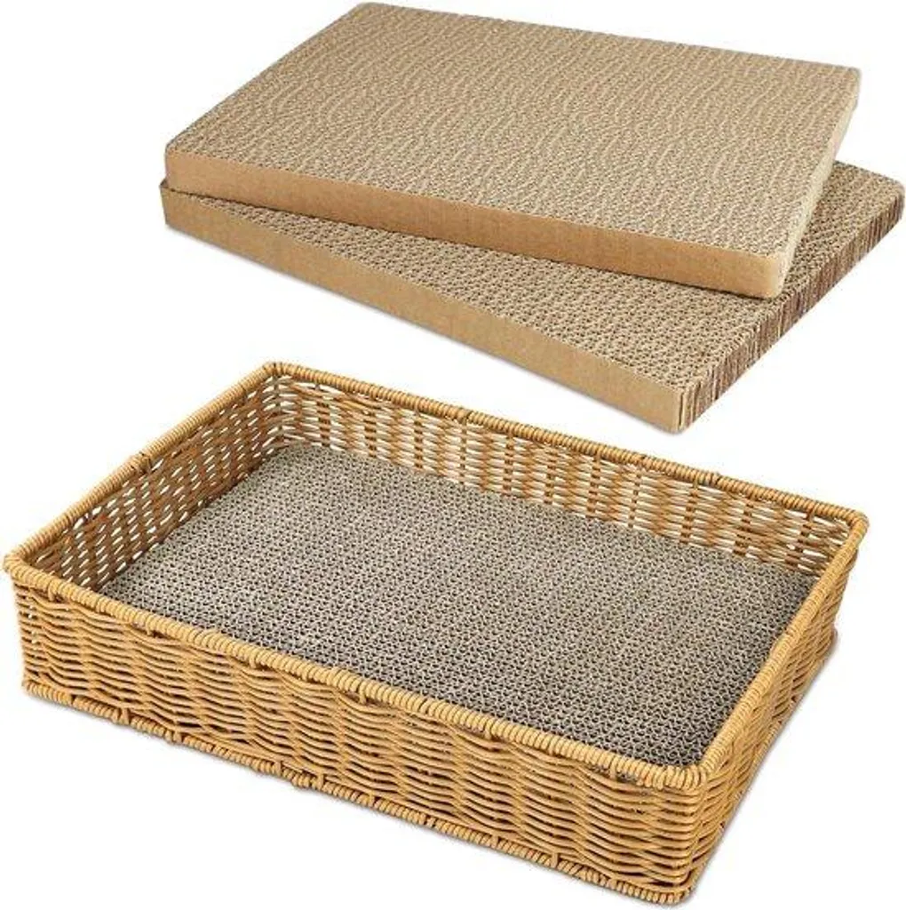Grattoir chat anti-stress : fini les meubles griffés grâce au carton XL