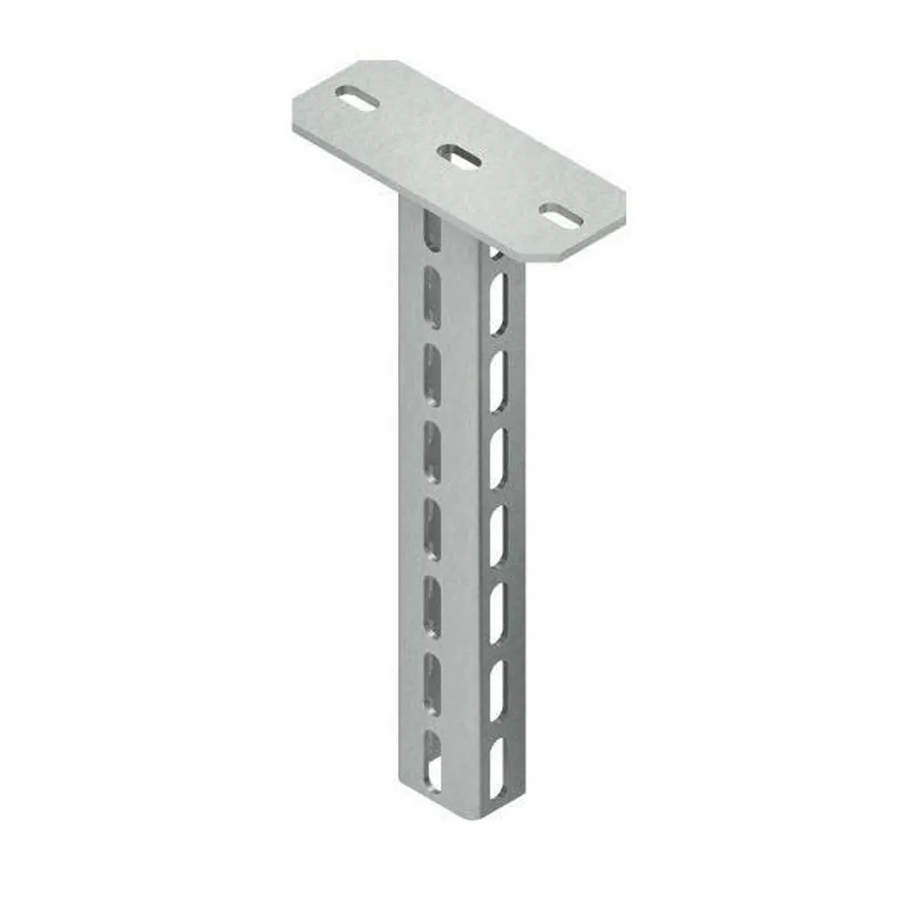 Poteau suspendu Niedax HU 6040/300 en acier galvanisé pour supportage