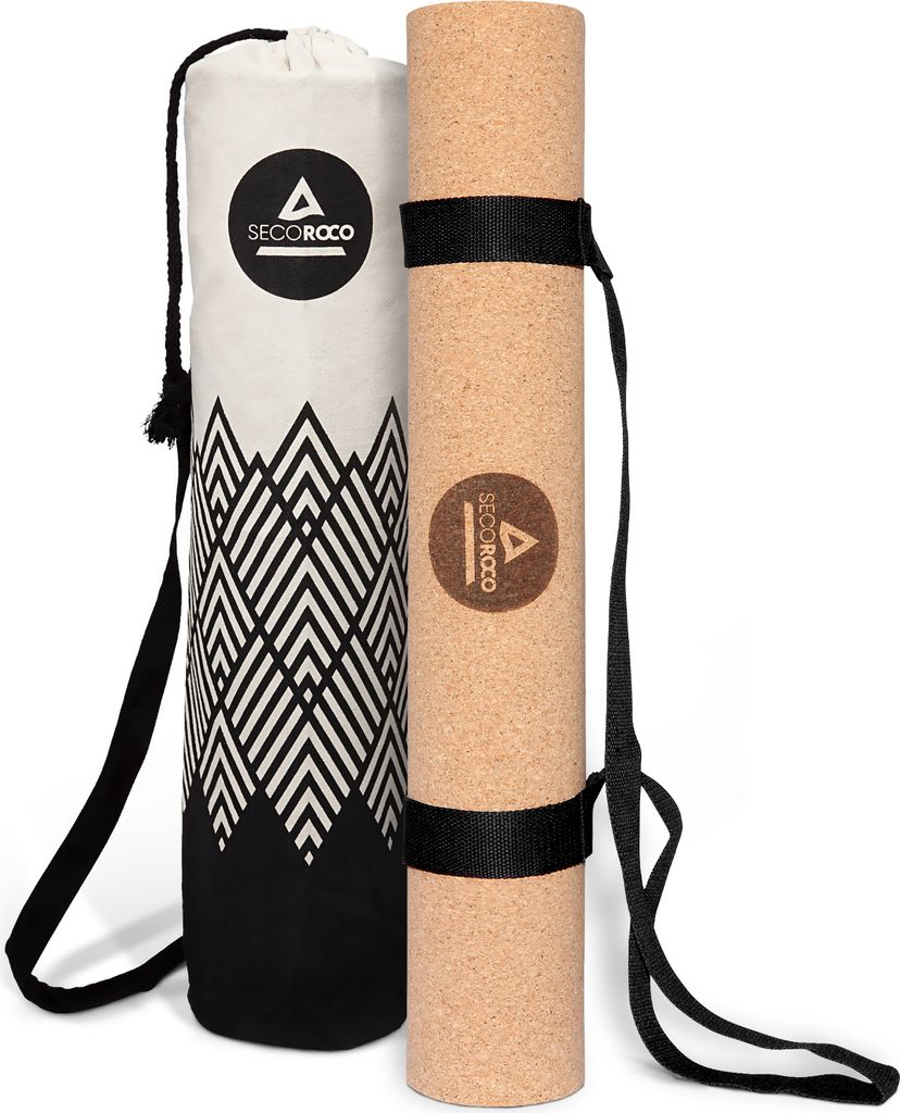Yogamatte Kork - 5 mm Mattenstärke - inklusive Yogatasche Produktbild 