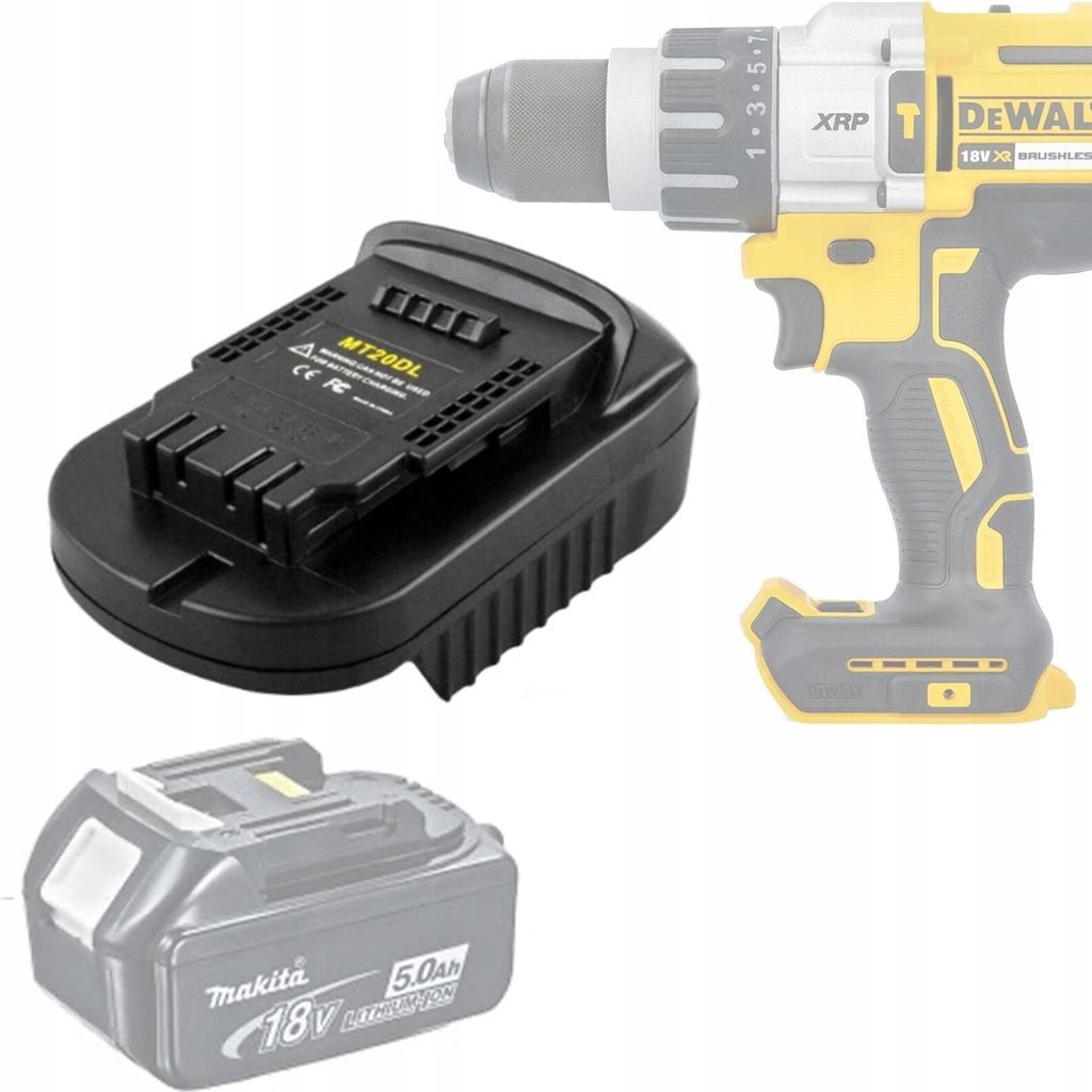 Convertitore di batteria Makita 18V na Dewalt 18V (DW18ML) Immagine del prodotto 