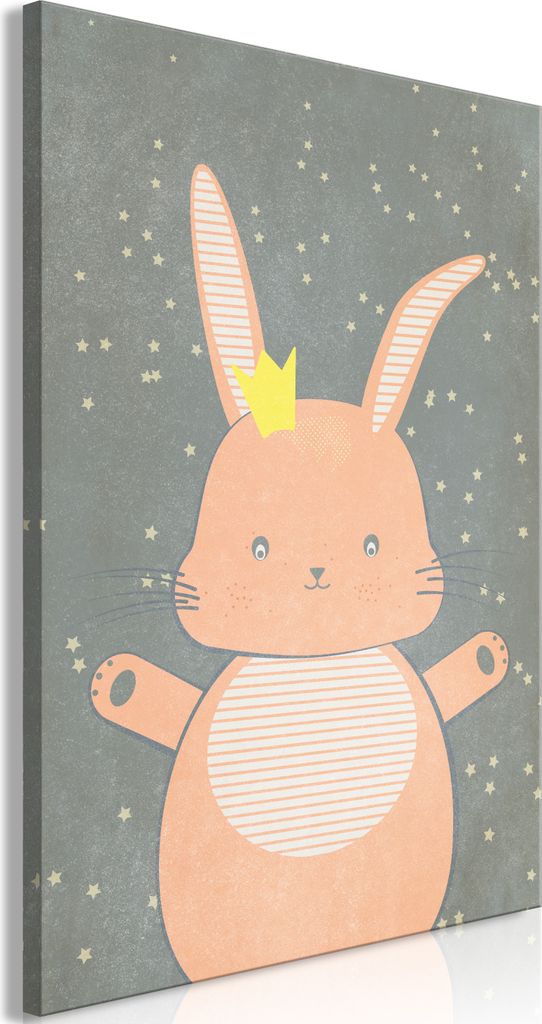 Vliesstoff Leinwandbild - Pink Princess (1 Part) Vertical 80x120 cm Für Kinder g-A-0295-b-a