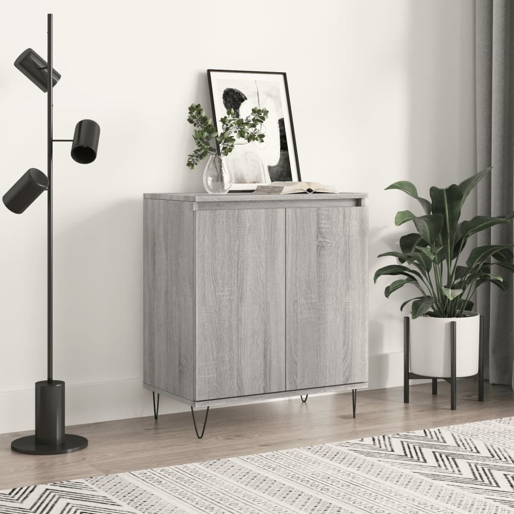 Maison Exclusive - Sideboard Grau Sonoma 60x35x70 cm Holzwerkstoff