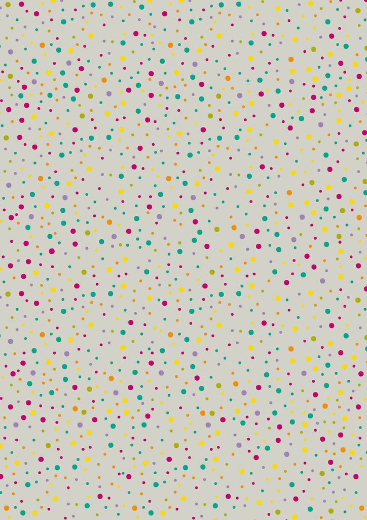 Motivkarton "Grey Line", Regenbogen Punkte, 50 x 70 cm