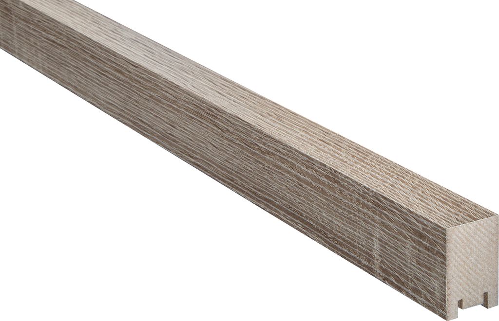 HEXIM 2,7m Lamellen MDF Holz - Lamellenwand Raumteiler Top Design Holzlamellen Wandverkleidung - (8 Stück - Eiche Vintage) Trennwand Wohnbereich L...