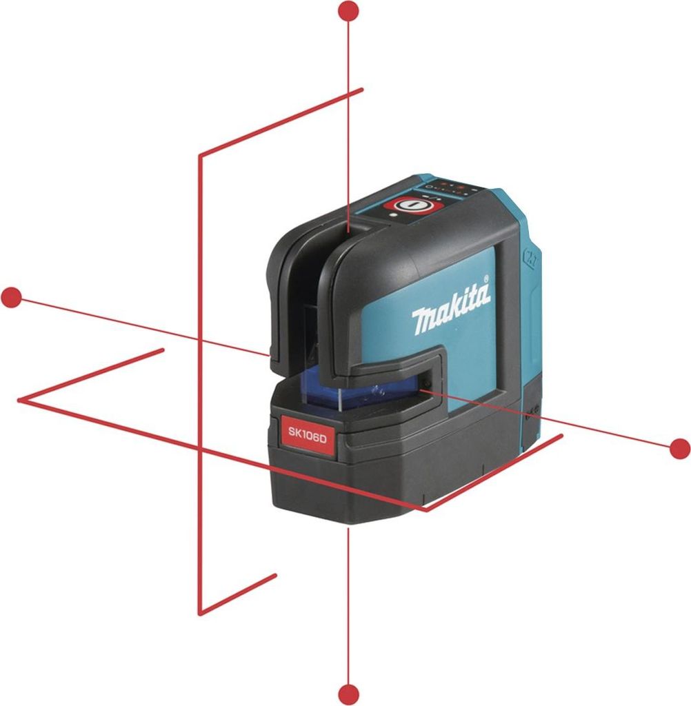 Makita Akku-Kreuz Linienlaser 10,8V/12V SK106DZ Produktbild 