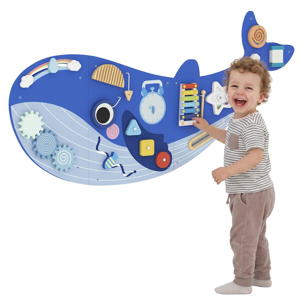 AIYAPLAY Montessori Motoriekbord 13-in-1, houten Productafbeelding 