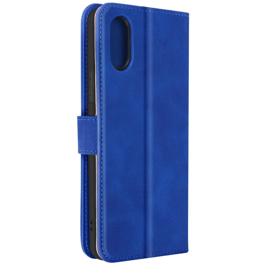 Avizar Cover Sony Xperia 10 VI Blu | Custodia Portafoglio Elegante