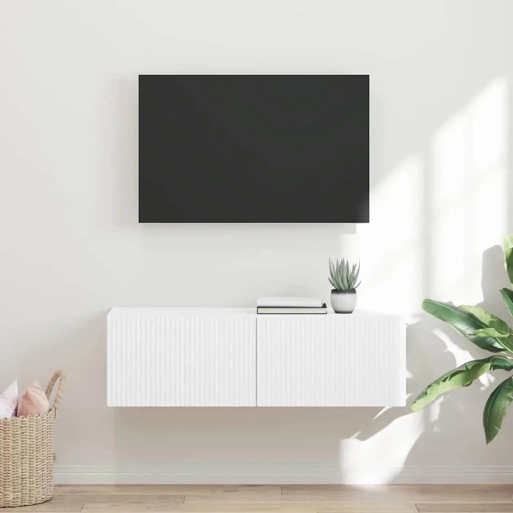 Porta TV Maison Exclusive Bianco 98cm - Mobile Multimedia Minimal