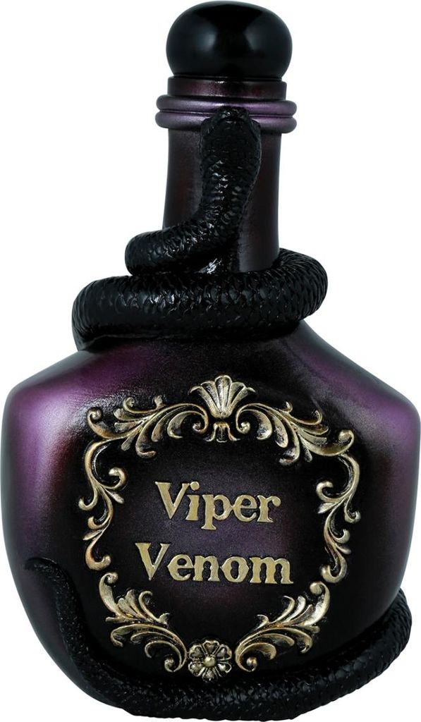 Dekorative ";Viper Venom"; Giftflasche als Tischdeko 20 x 12 cm