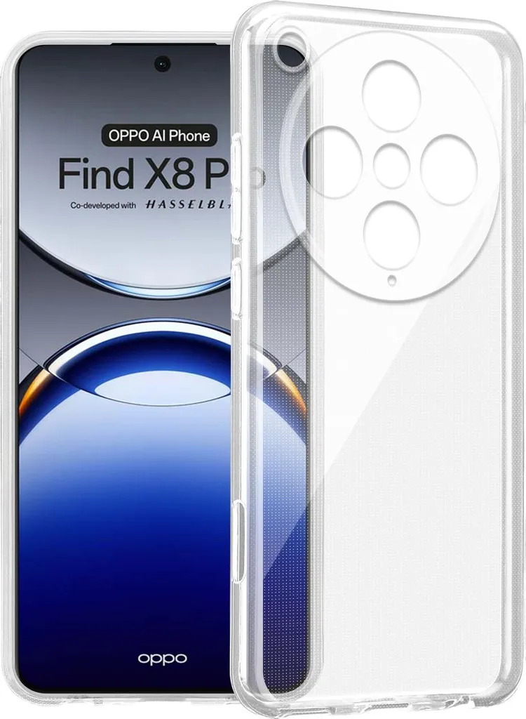 IVoler Cover E Vetro Temperato Per Oppo A5x – Custodia Trasparente Antishock Con 2 Pellicole, Protezione 360°