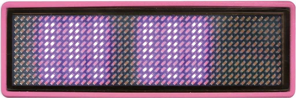 Mini LED Name Tag, 11x44 Pixel, USB-C, unifarben - Farbe: Produktbild 