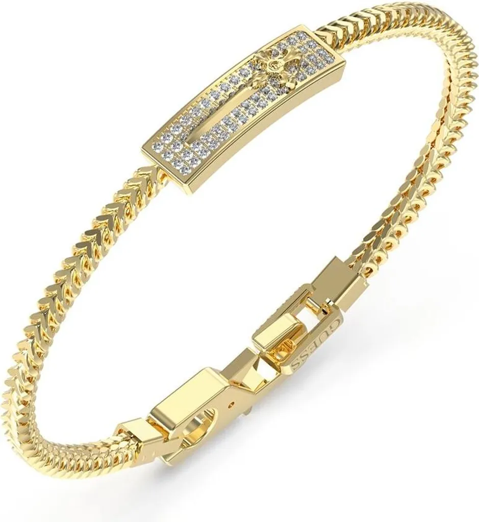 Acquista Bracciale Guess Uomo JUMB05081JWYGS Oro - Eleganza in Acciaio