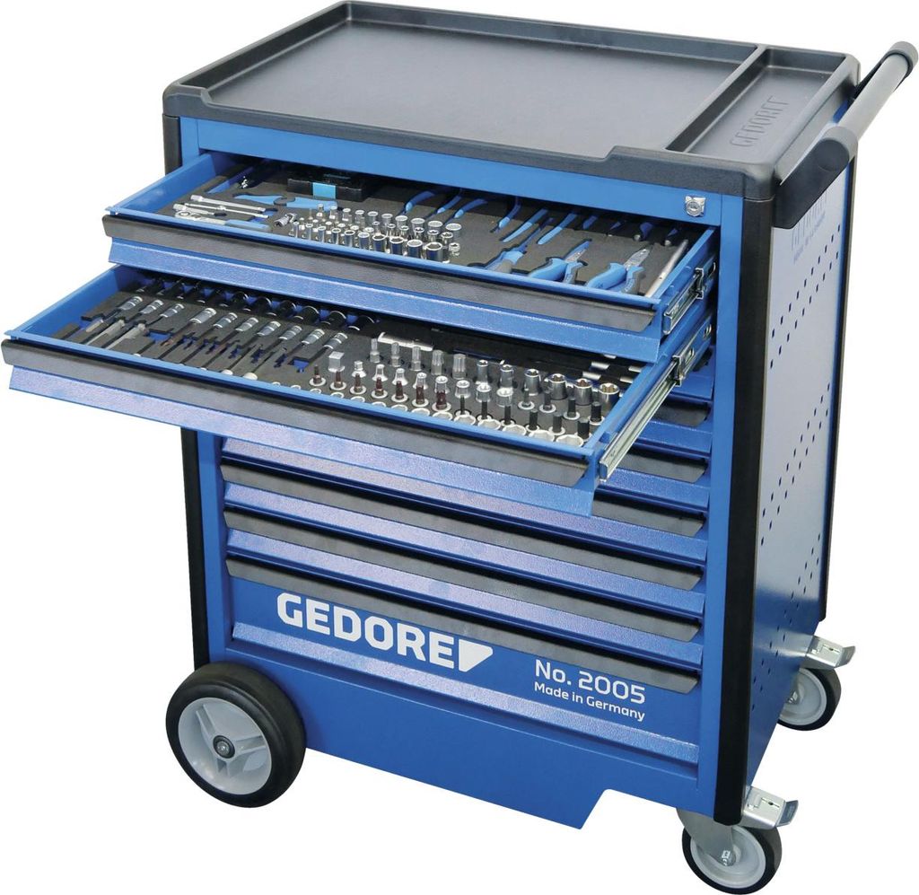 GEDORE Automotive KL-4998-400 Werkzeugwagen mit PKW Sortiment