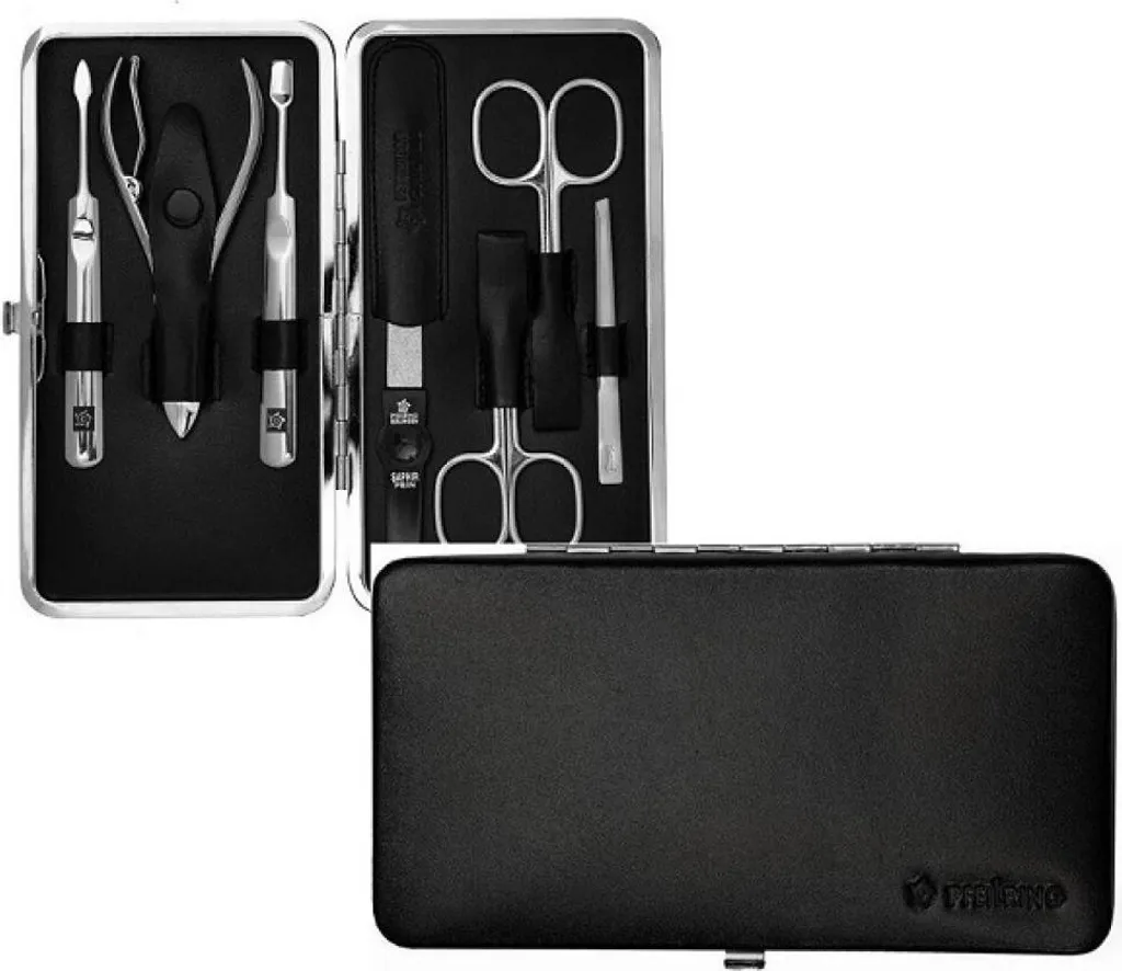 Set Manicure per Famiglia Pfeilring Solingen - 7 Strumenti Neri