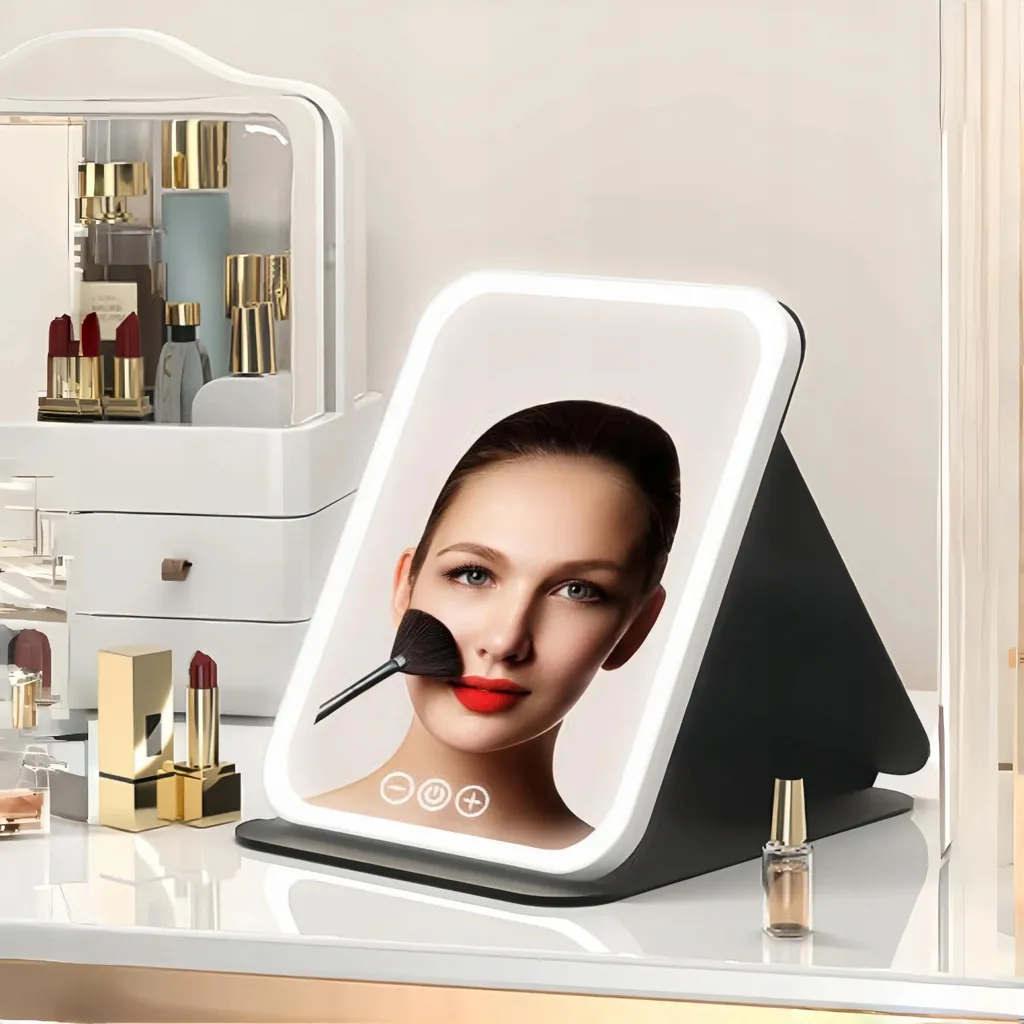 Specchio Trucco Professionale LED Touch USB - Alta Definizione HD - 12