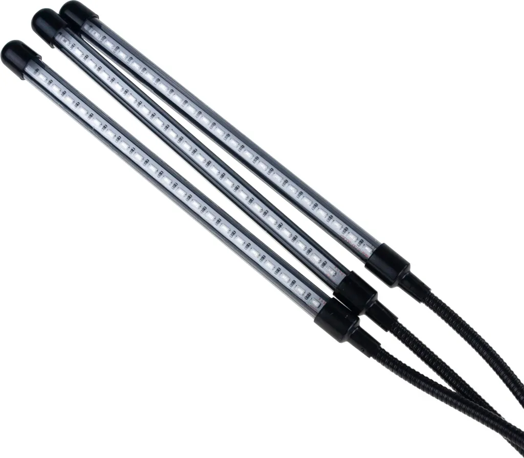 Lampe horticole 60 LED télécommandée avec bras orientable noir - 6