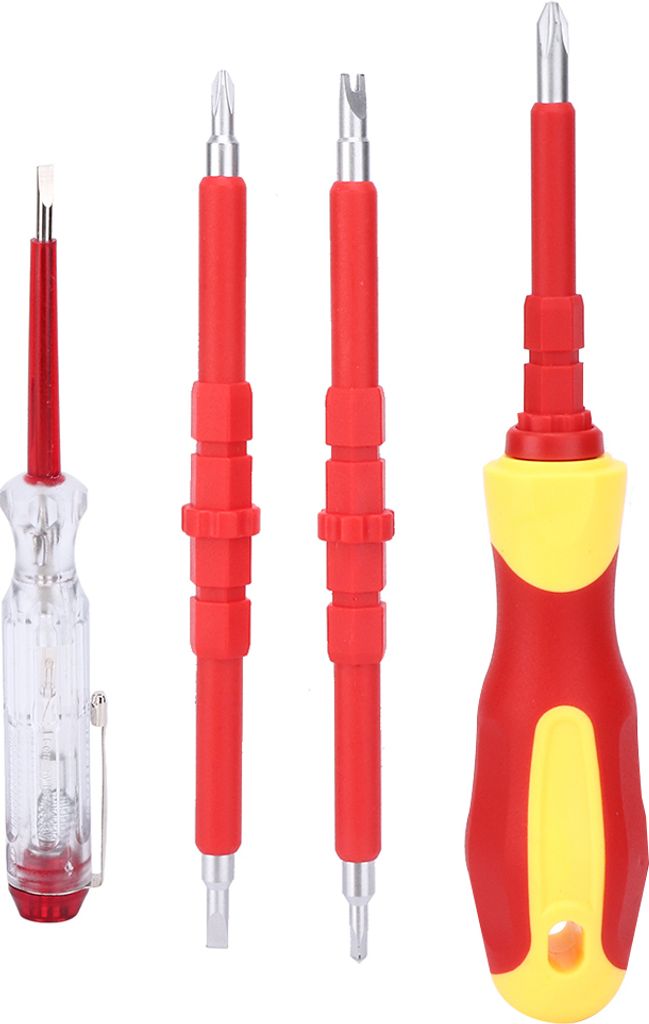 5-teiliges isoliertes Schraubendreher-Set, multifunktionales Elektriker-Reparatur-Schraubendreher-Set (Elektriker-Schraubendreher-Set 3014)