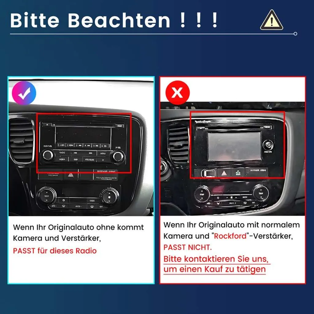 Système de navigation 10 pouces Android pour Mitsubishi Outlander 2018