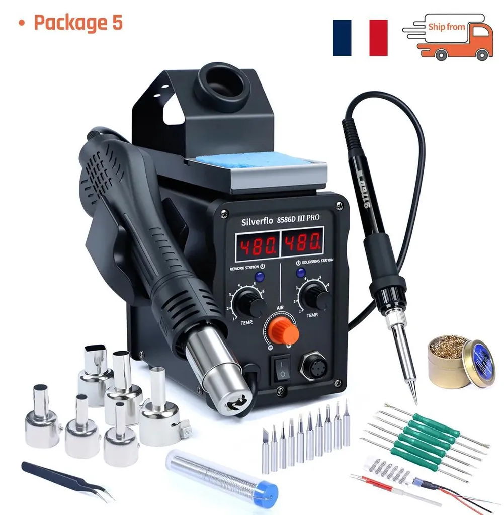 Station de soudage pour réparation électronique de précision 8586D Set5 - 2