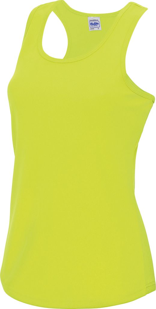 AWDis Just Cool Damen Sport Tank Top RW688 (S) (Electric Gelb)