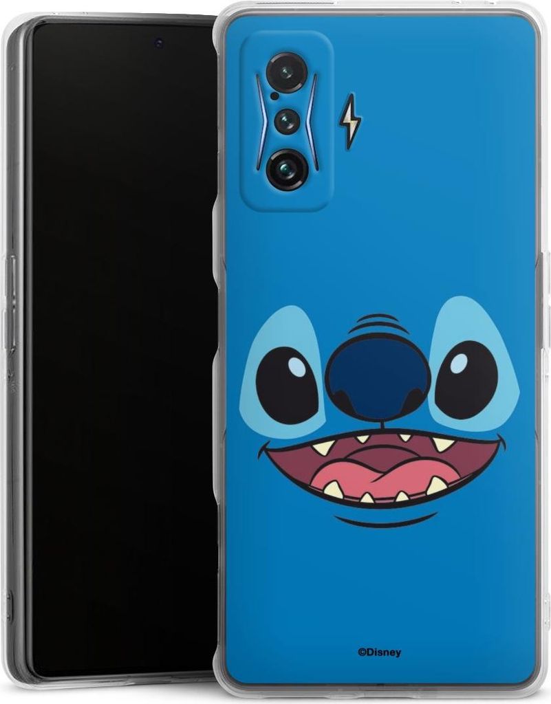 DeinDesign Handyhülle für Xiaomi Poco F4 GT Silikon Hülle Case Smartphone Schutzhülle Disney Offizielles Lizenzprodukt Lilo & Stitch