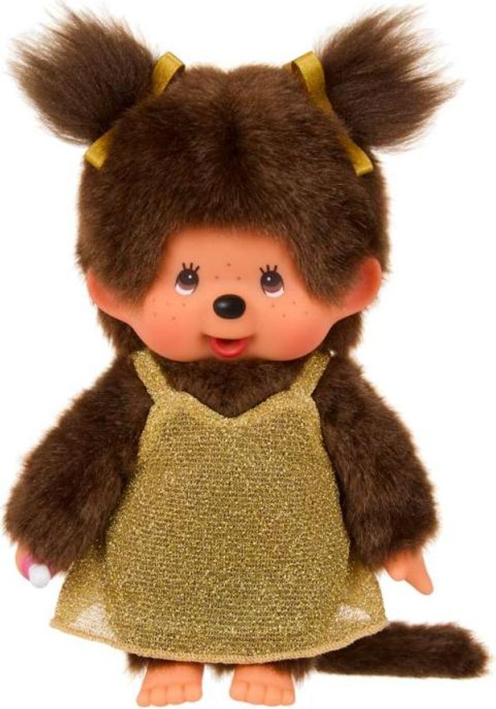 Pluszowa figurka Monchhichi Dziewczynka w brokatowej Zdjęcie produktu 