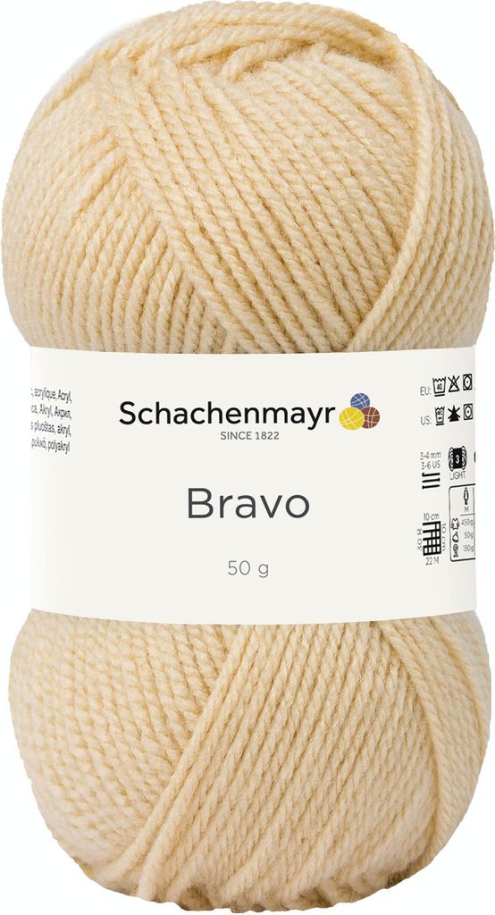 Schachenmayr Bravo, 50g Sand Handstrickgarne Produktbild 