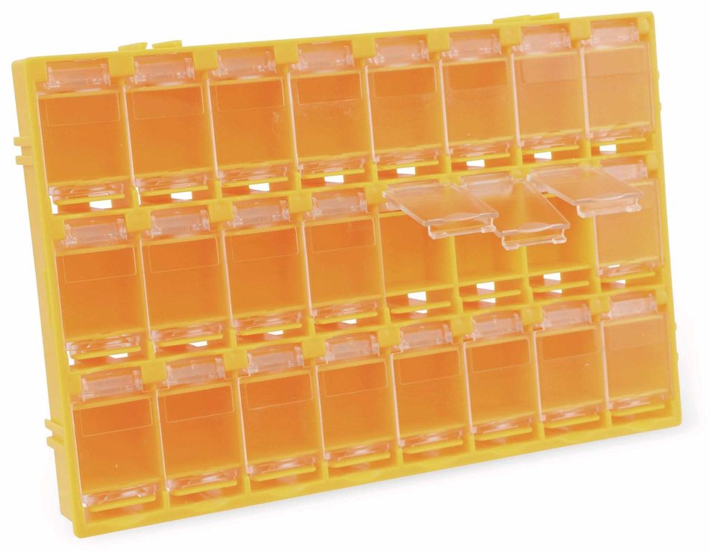 SMD-Systemcontainer T-156, 24-fach, orange
