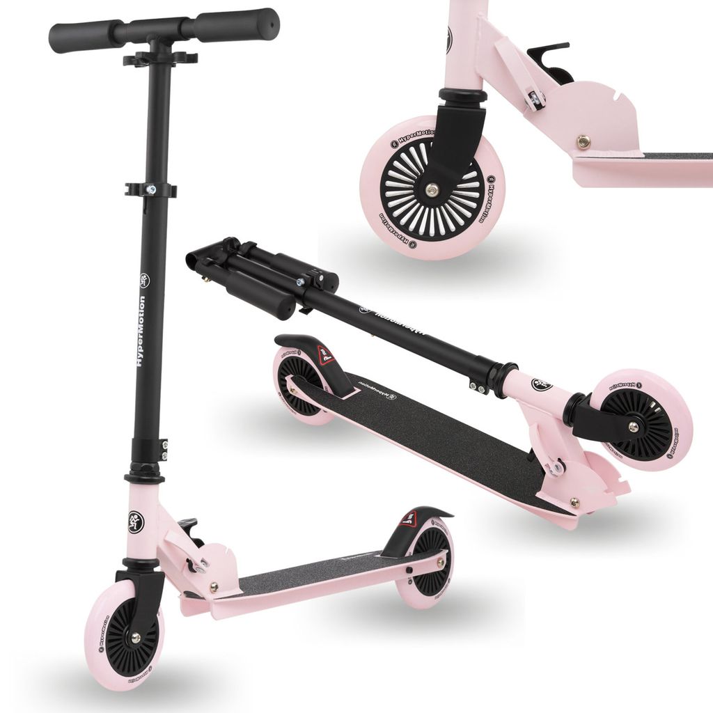 Dvoukolová koloběžka WILLY 3-8 let od HyperMotion - růžová Obrázek produktu 