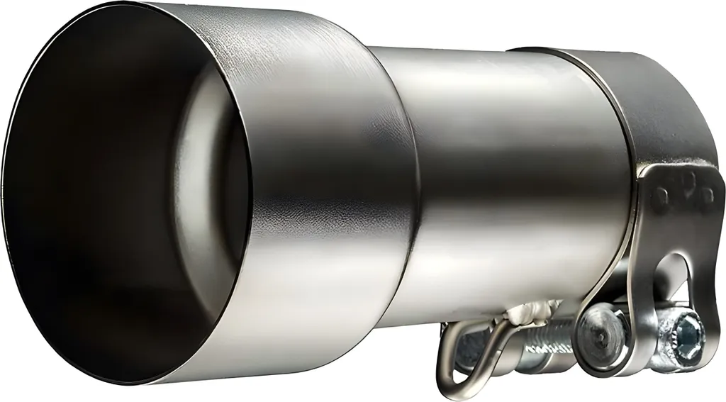 Raccord de silencieux moto LeoVince 54mm vers 1-5/8 pouce inox