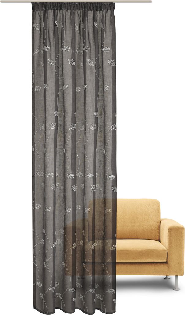 Dekoschal Feel of Nature anthrazit, 140 x 245cm